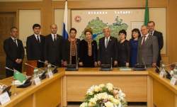 Фарид Мухаметшин принял парламентскую делегацию Туркменистана