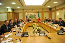 Фарид Мухаметшин встретился с членами Парламентского Собрания Союза Беларуси и России