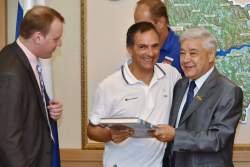 Фарид Мухаметшин встретился с руководителями Европейской Конфедерации волейбола