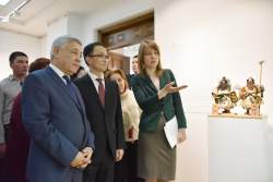Фарид Мухаметшин принял участие в открытии выставки «Куклы Японии»